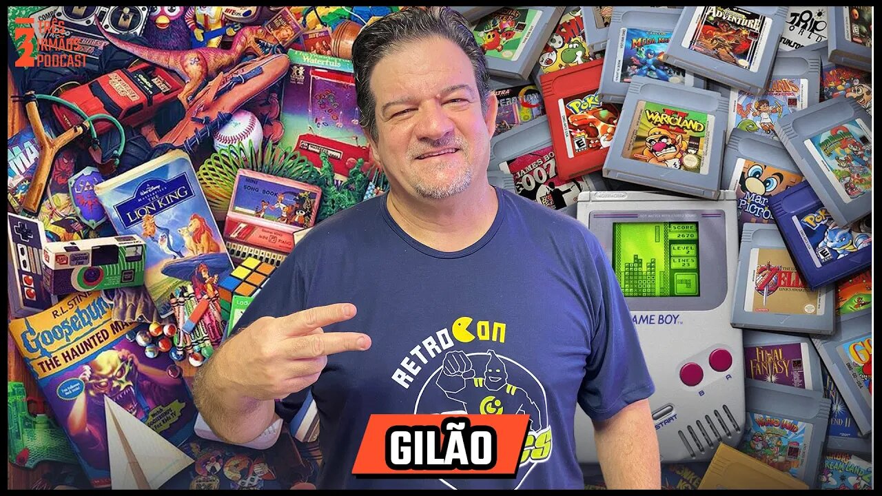 Gilão - Mr Games - Especialista em Games Retro - Podcast 3 Irmãos #466