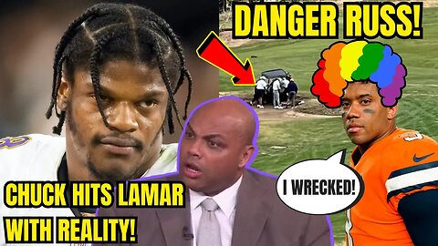 Charles Barkley Gives Ravens Lamar Jackson BRUTAL TRUTH! | Russell Wilson WRECKS Golf Cart?!