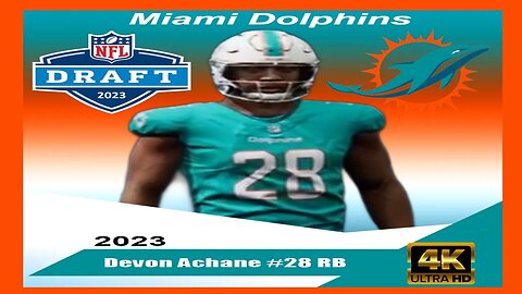 Devon Achane Madden 23 Draft