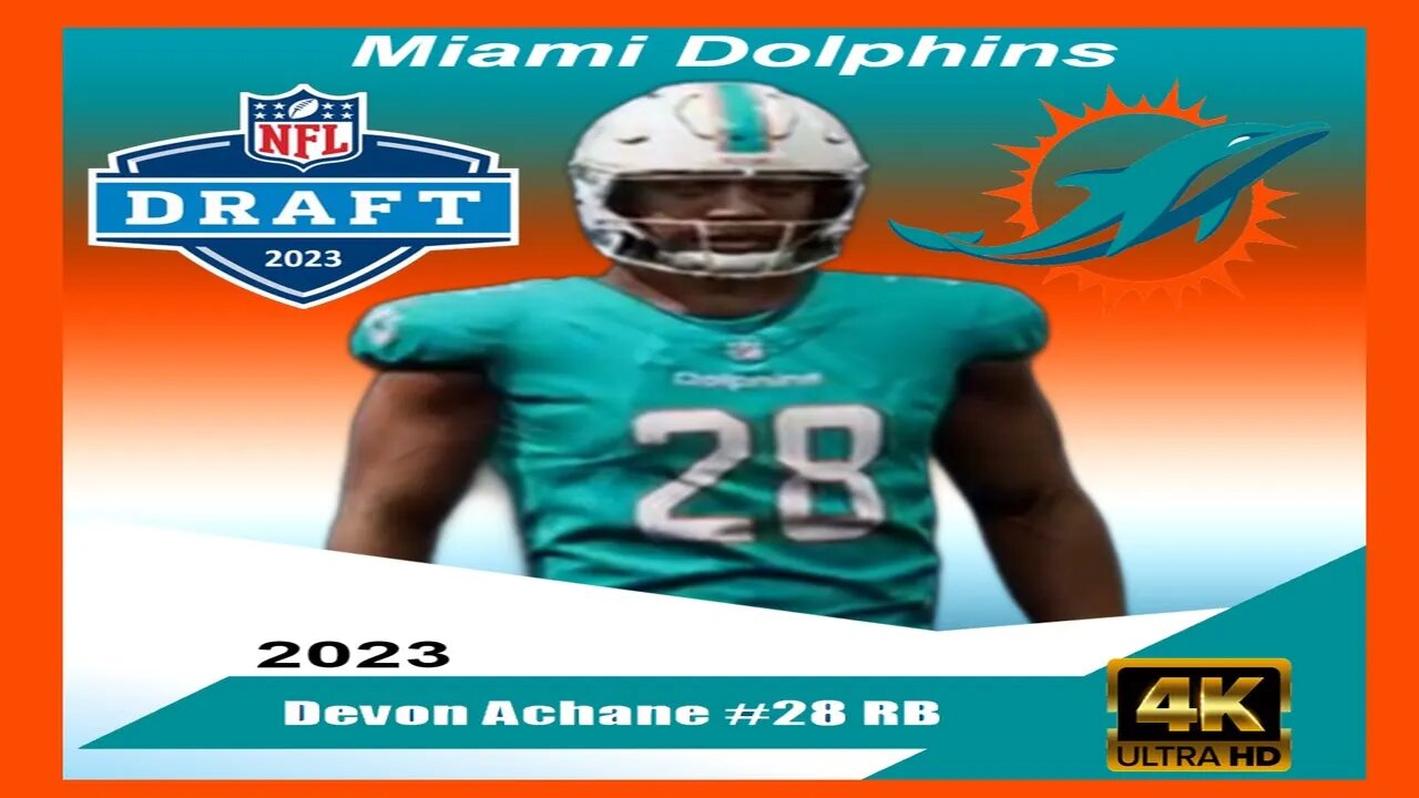 Devon Achane Madden 23 Draft