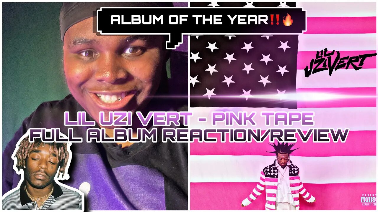 LIL UZI VERT - PINK TAPE, ALBUM OF THE YEAR‼️, FULL ALBUM REACTION 🔥🔥🔥 #liluzivert #pinktape