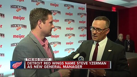 Red Wings name Steve Yzerman new General Manager