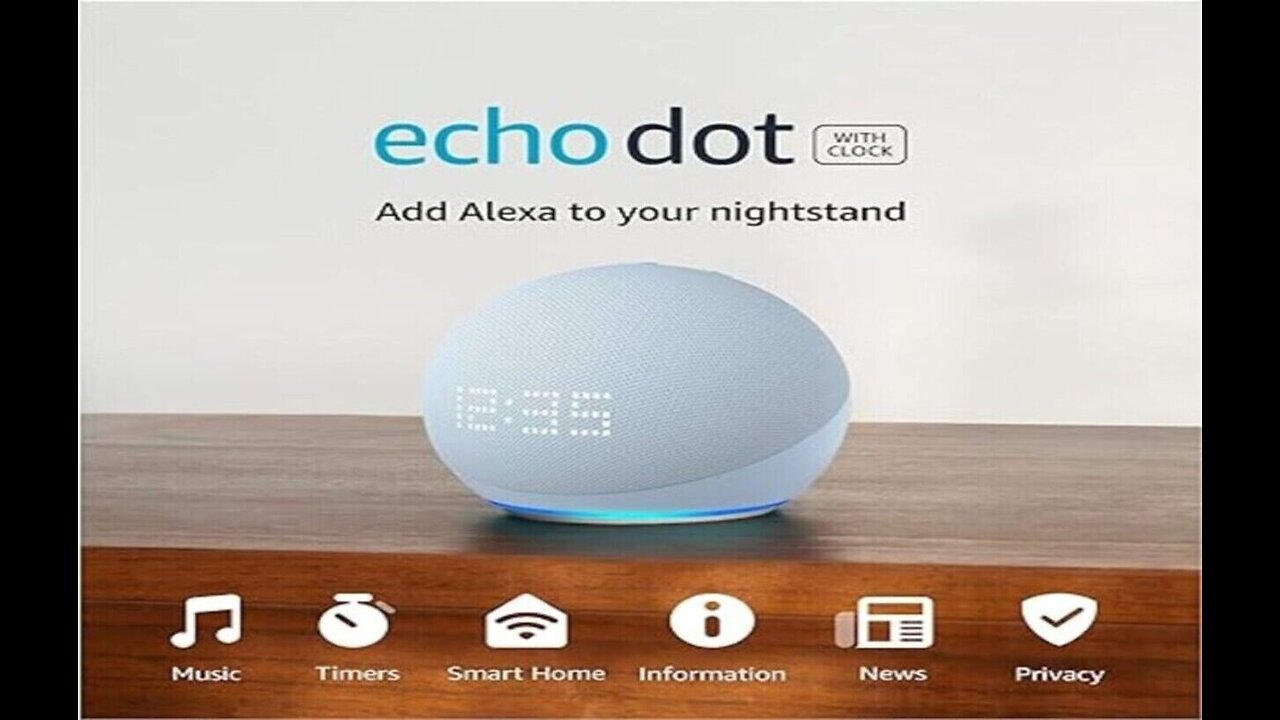 Alexa Amazon Echo Dot (5th Gen) with Alarm clock review