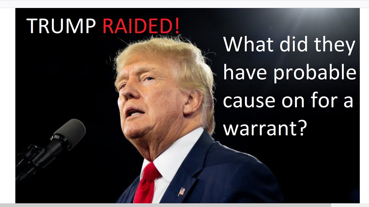 Trump Raided! Biden Regime Targets Political Opponent.