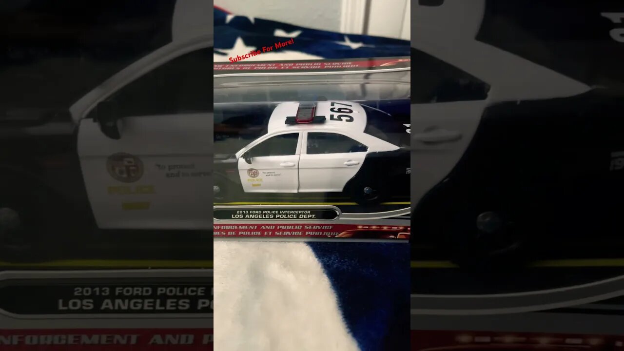 Motor Max LAPD 13’ Ford Police 1:24 & CHP Cruiser 1:18 scale & GreenLight 18’ Dodge Durango U.S CBP