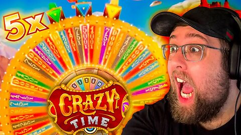 5X TOP SLOT CRAZY TIME WIN ON CRAZY TIME GAME SHOW!