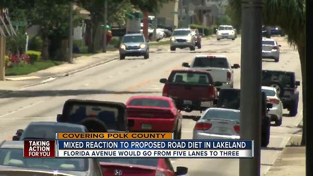 Lakeland leaders approve S. Florida Avenue 'road diet'