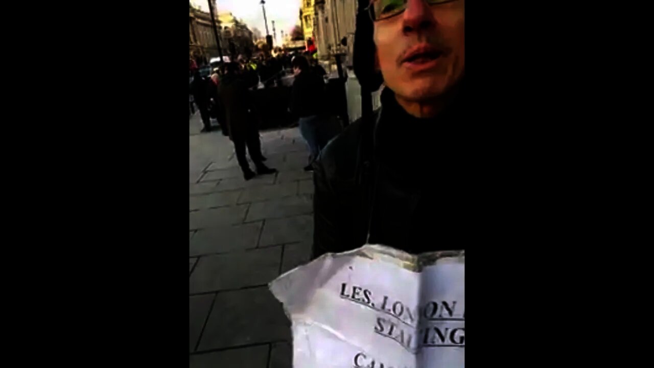 Andrew and myself protesting in Westminster on Wednesday...