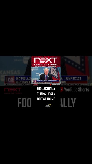 This Fool Actually Thinks He can Defeat Trump in 2024 #shorts