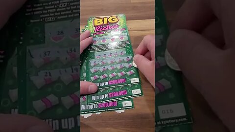 Big Riches Lottery Ticket Scratch Offs!