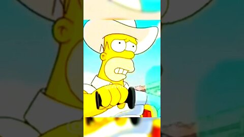 Homer saves the town || #shorts #edit #simpsons #movie #homer #bart #shortsfeed #subscribe #disney