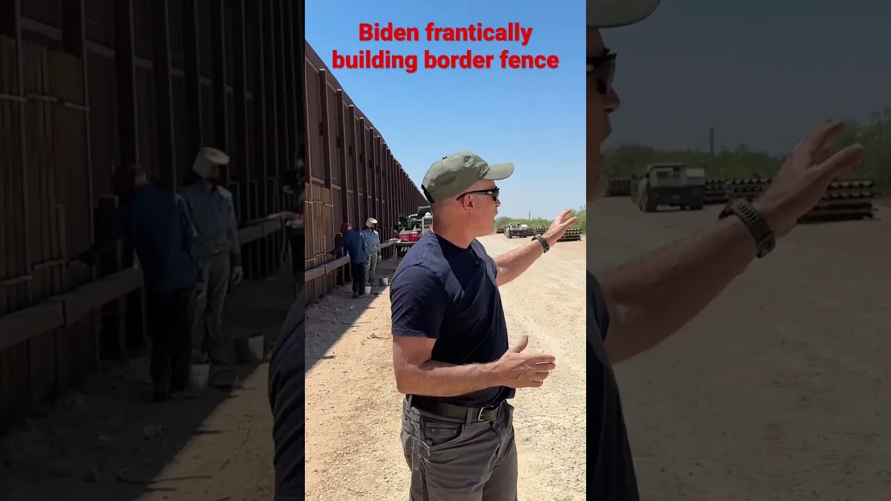 Biden Administration frantically building border fence outside El Paso ahead of Title 42 expiration