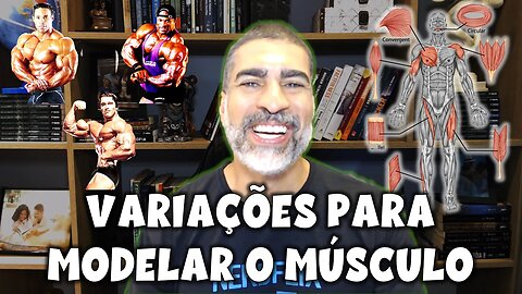 Variações de exercício para modelar o músculo