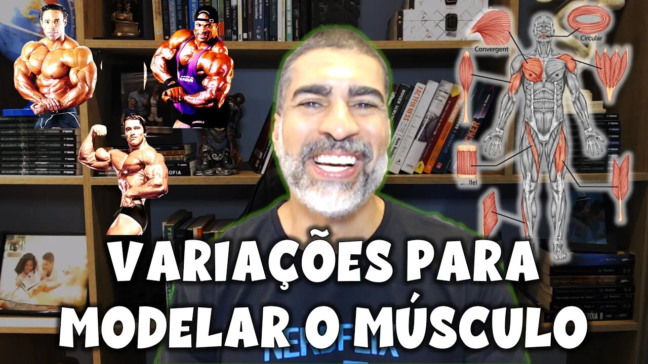 Variações de exercício para modelar o músculo