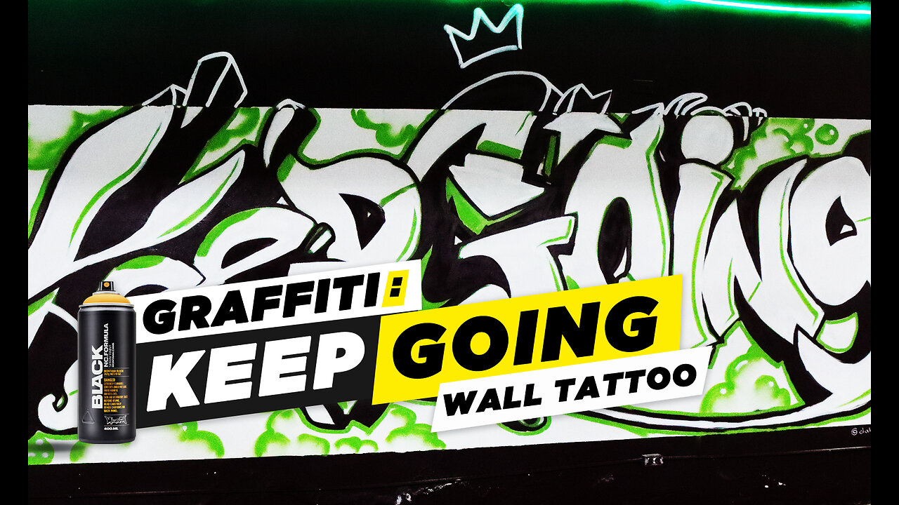 Graffiti Art: Keep Going Wall Tattoo