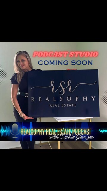 Realsophy Real Estate Podcast Studio Coming Soon 🎙️