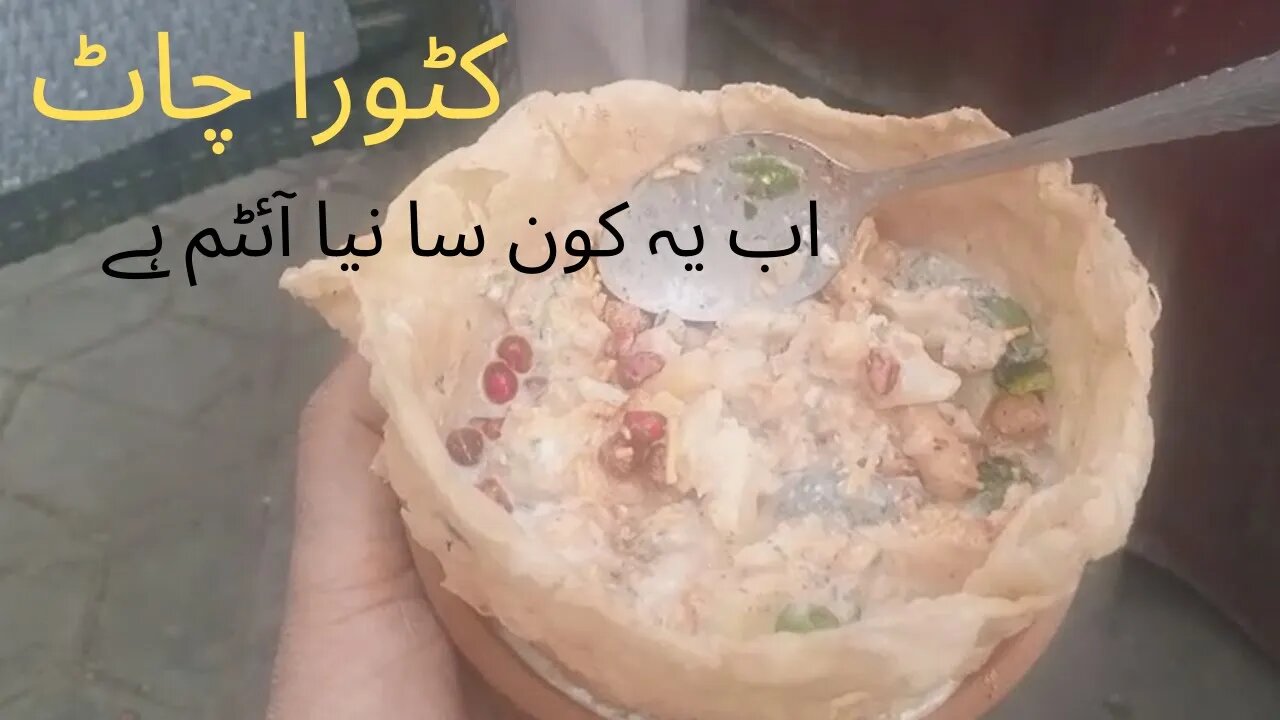 کٹورا چاٹ | Katora Chaat | A New Street Food in Peshawar| Spicy Food