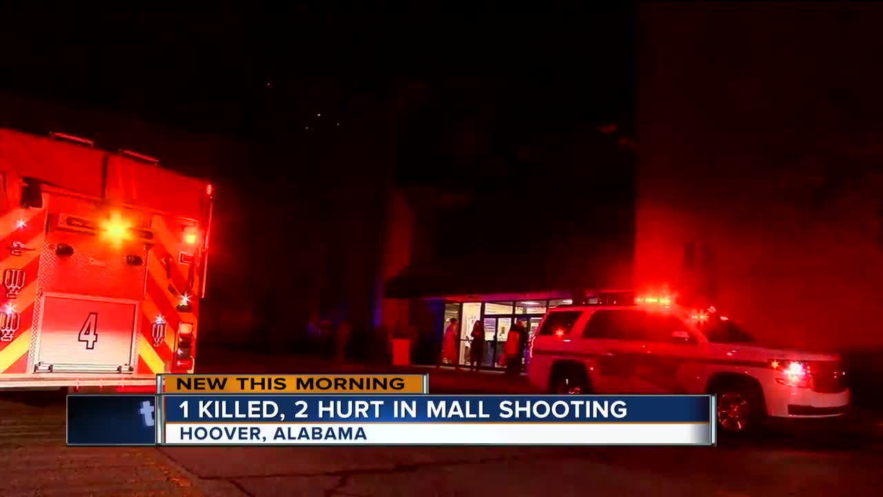 1 person dead, 2 others hurt after Alabama mall shooting