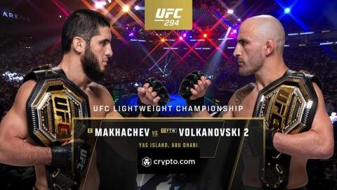 Islam Makhachev vs Alexander Volkanovski 2 | FREE FIGHT | UFC 294 | Full Fight