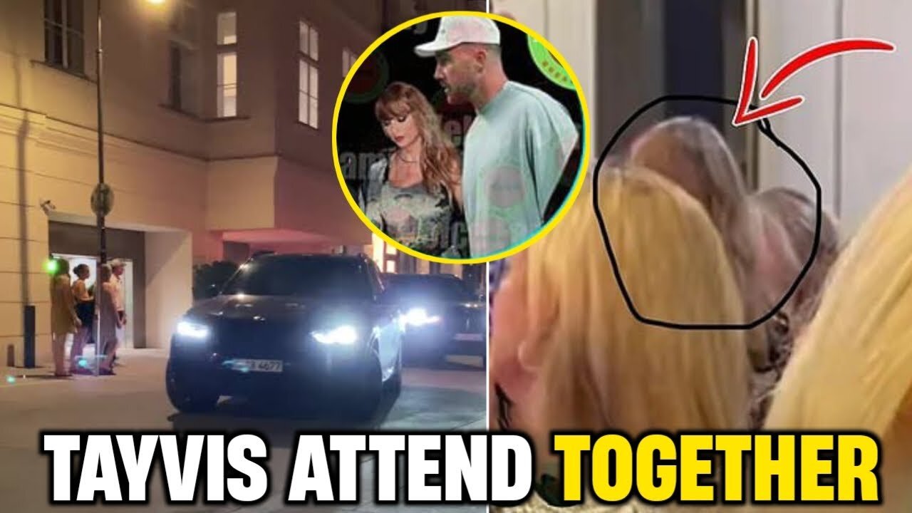 "JUST SPOTTED! Taylor Swift & Travis Kelce Leave Patrick Mahomes' Charity Event Together