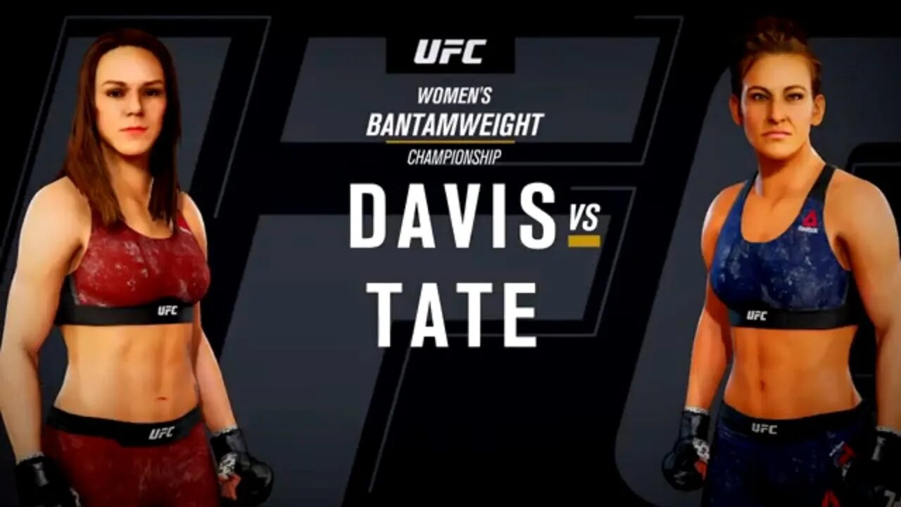 EA Sports UFC 3 Gameplay Miesha Tate vs Alexis Davis