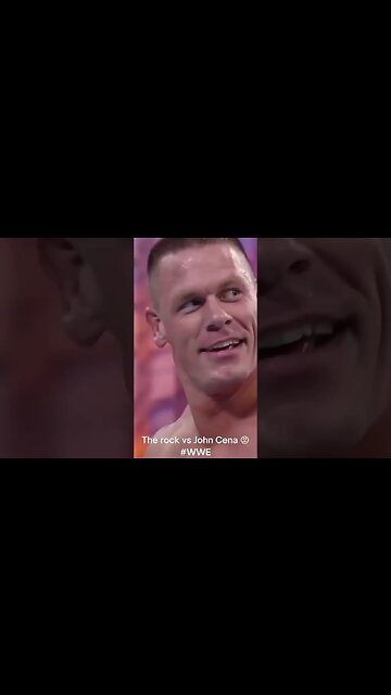 The rock vs John cena #WWE #shorts