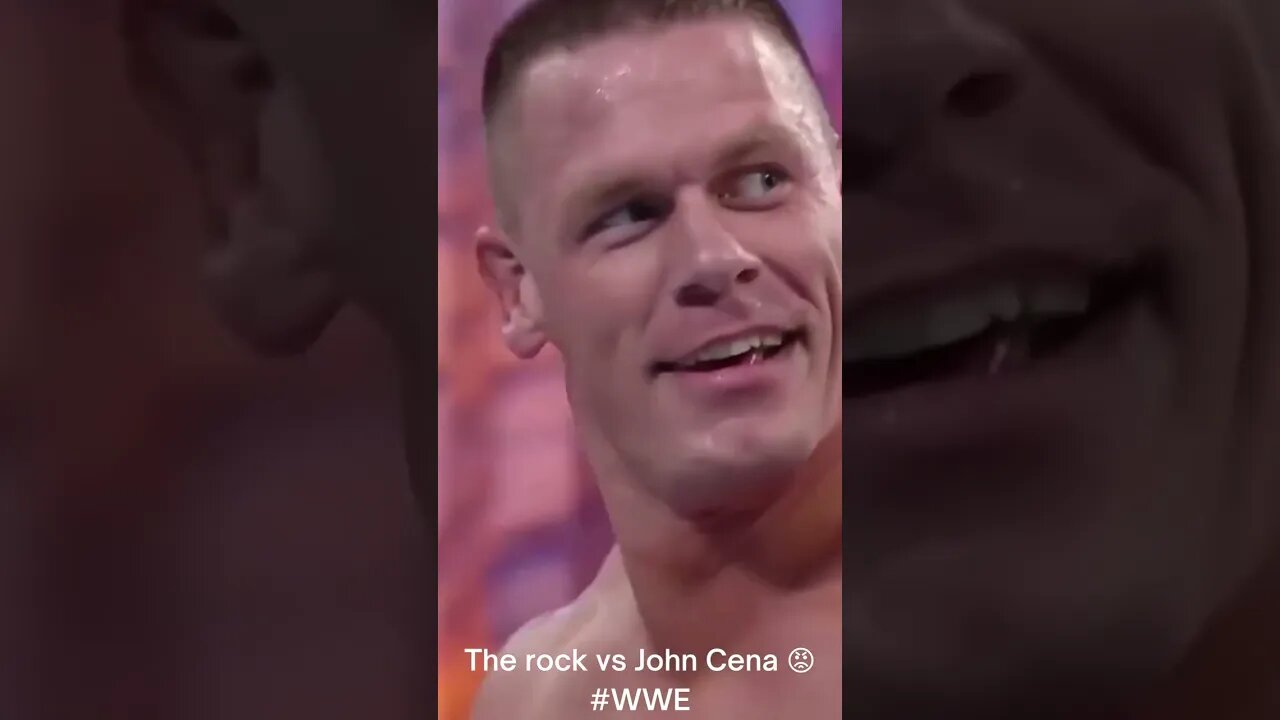 The rock vs John cena #WWE #shorts