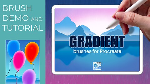 Procreate Gradient Brushes | TUTORIAL