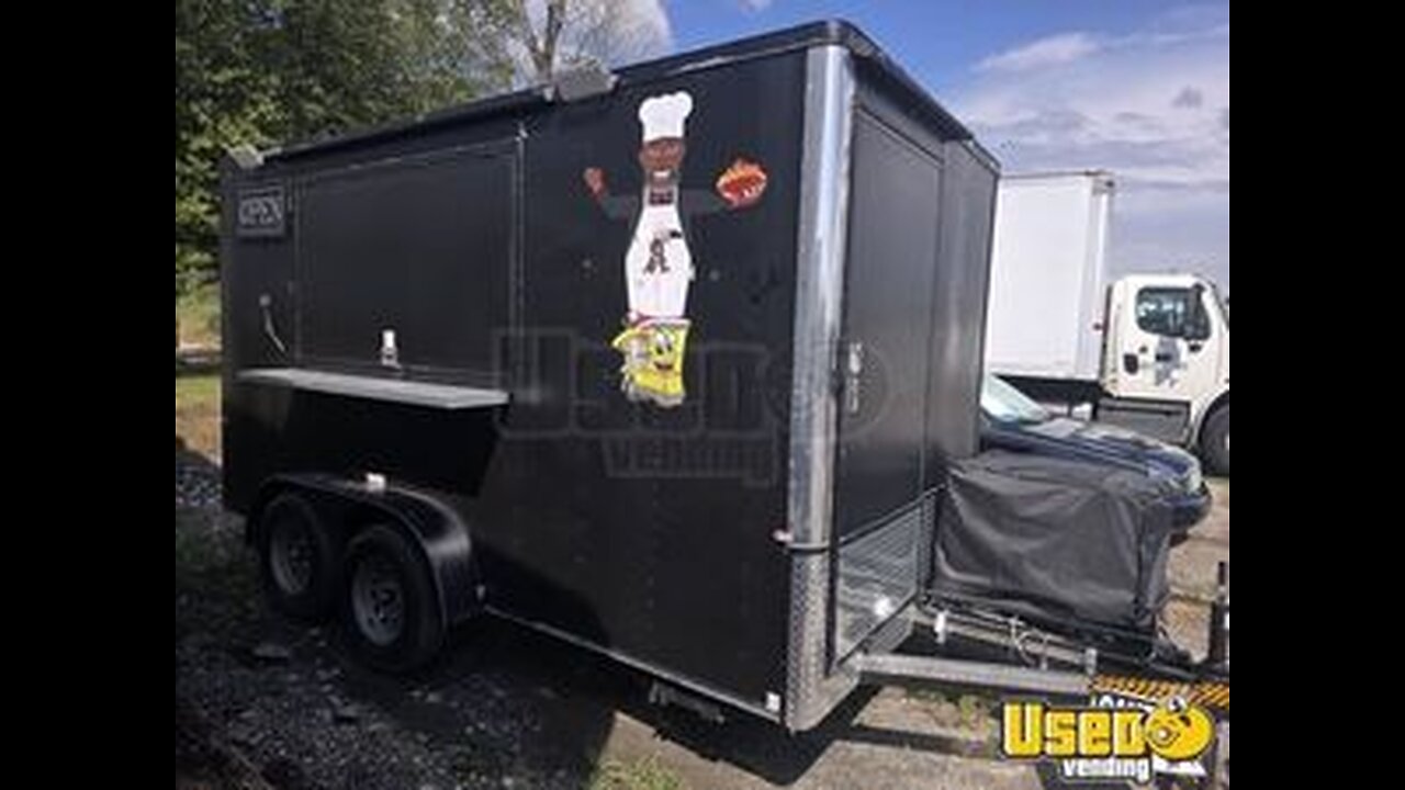 Like New - 2023 8' x 16' Kitchen Food Trailer with NSF Equipment for Sale in Georgia!