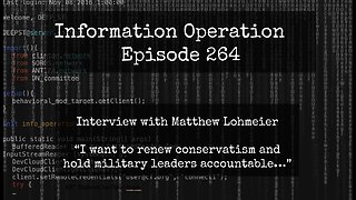 Information Operation - Matthew Lohmeier - Irresistible Revolution, Dr. Hadar Elbaz 10/21/24