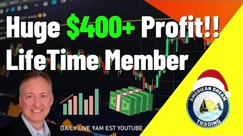 Huge $400+ Profit Lifetime Member Stock Market