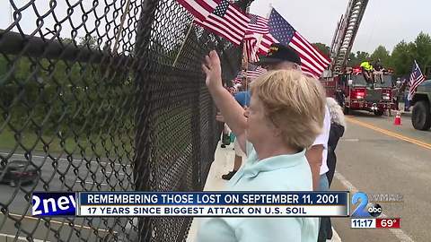 9-11 flag-waving remembrance tribute held in Harford County