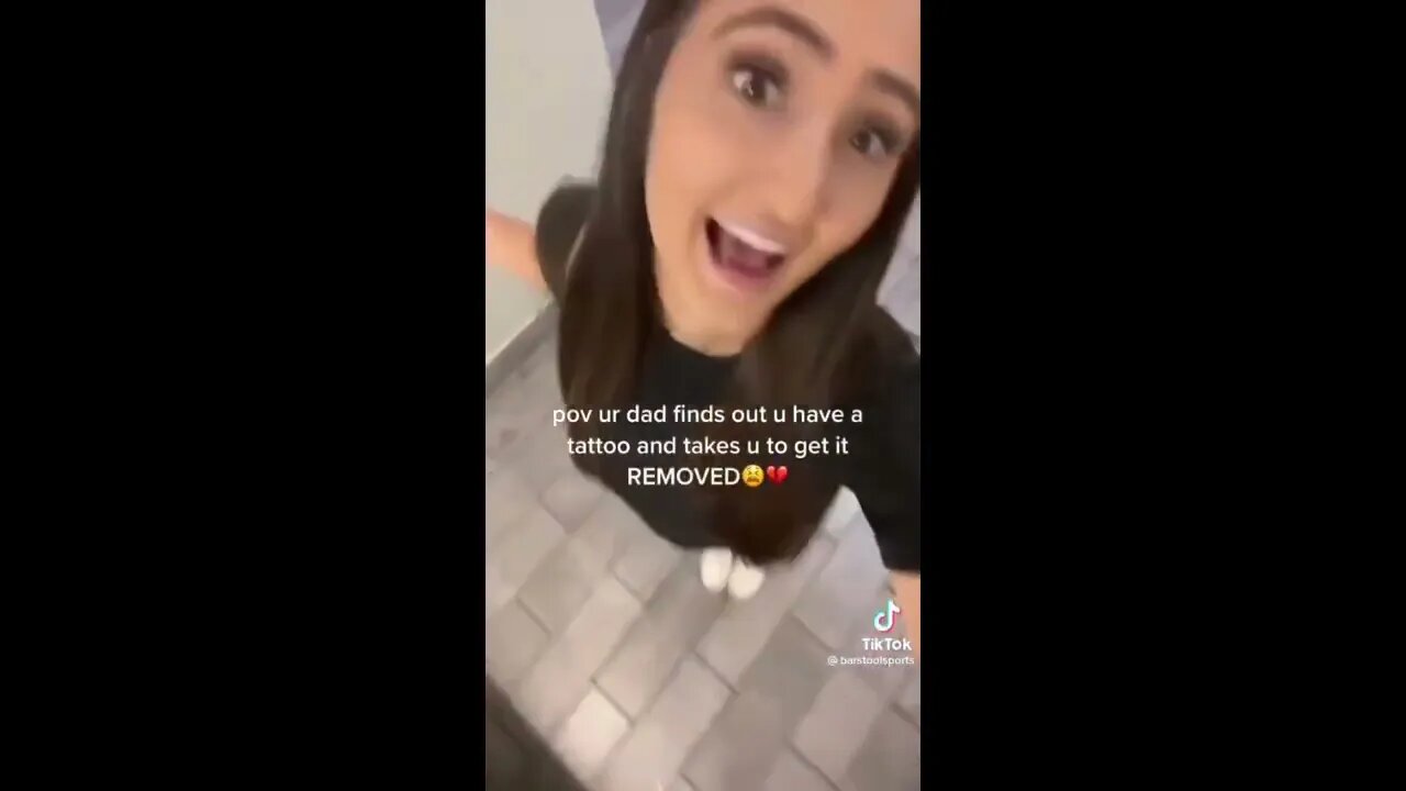 Based Dad Makes His Daughter Get Tattoo Removed #Shorts