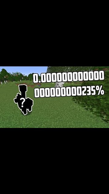 MINECRAFT 2021 - "The Rarest Mob in Minecraft..."