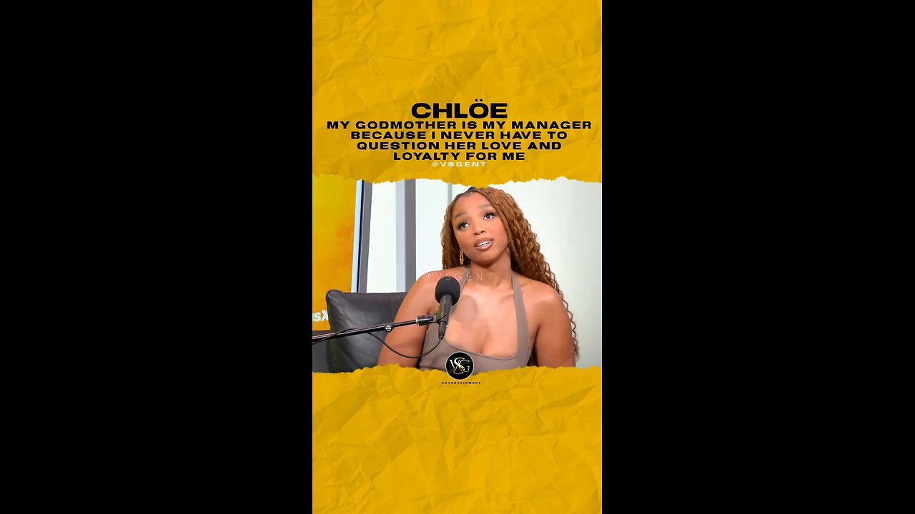@chloebailey My godmother is my manager because I never have to question her love and loyalty for me