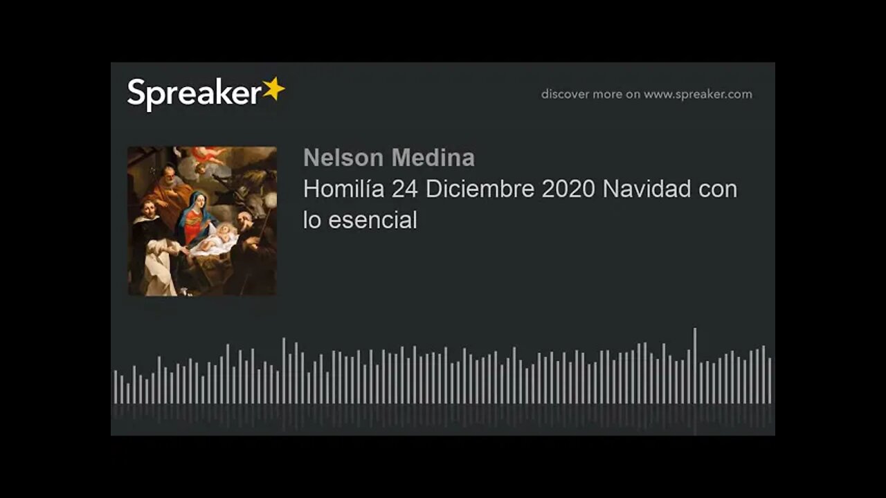 Una Navidad con lo esencial. Fray Nelson Medina
