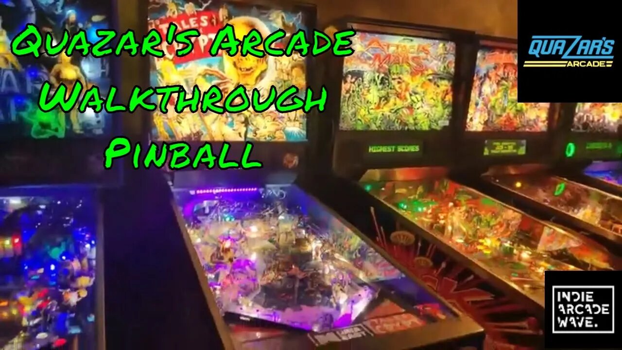 Quazars Arcade Walkthrough Pinball Side With Indie Arcade Wave