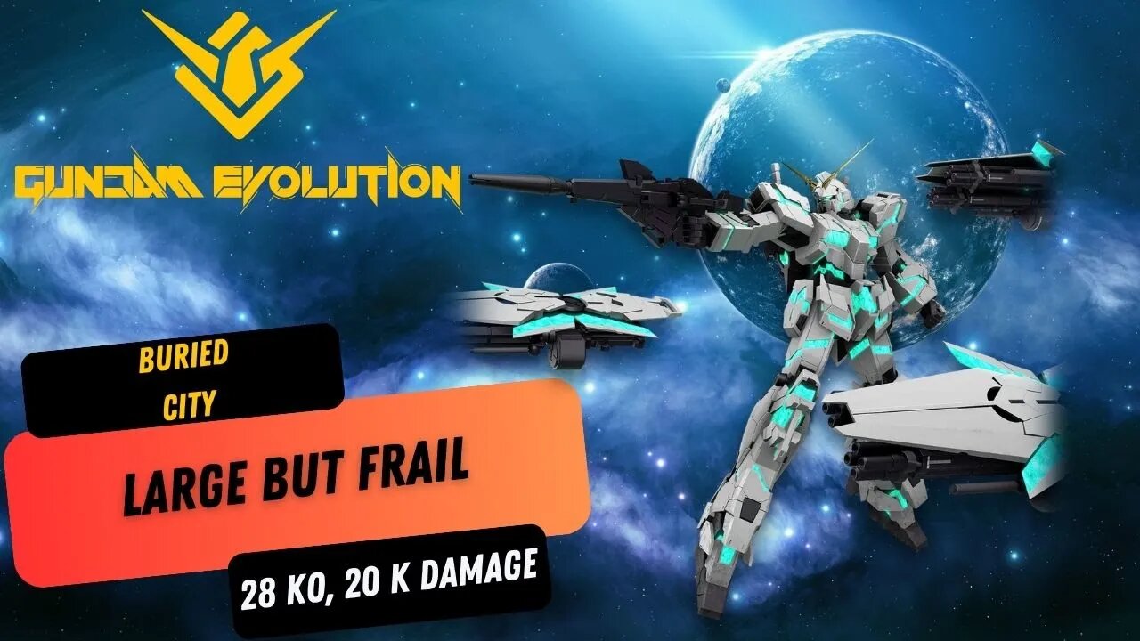 Unicorn, large but frail | Gundam Evolution | Casual | No Commentary | Full Game