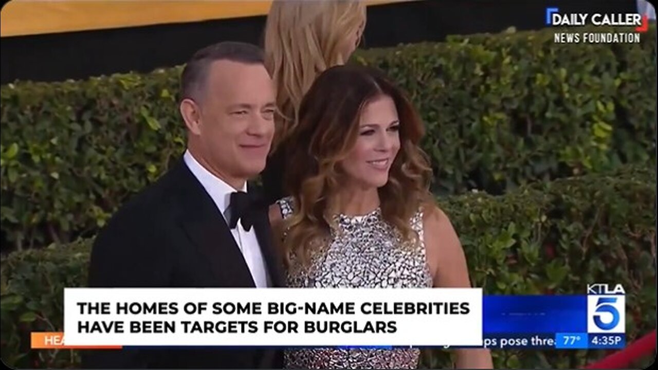 Tom Hanks and other celebrities find out they're not immune from Los Angeles crime