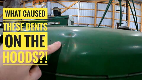 What Are All Of These Dents On The Hoods From!? Oliver Super 66, And 2 Oliver 88's!