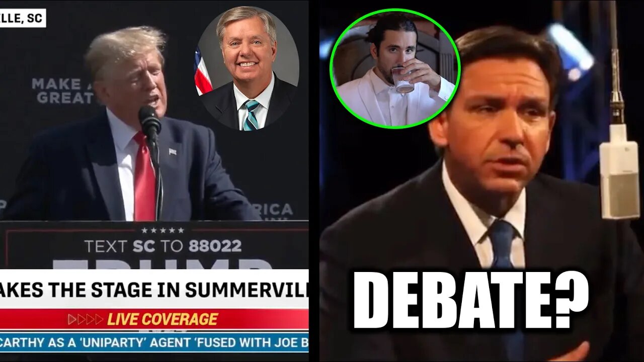 Trump Booed Over Lindsey Graham AGAIN & Should Trump Debate DeSantis On P*ndemic Stuff?