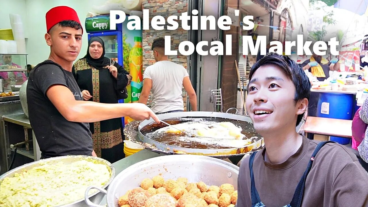 Explore Palestine's Huge Local Market // Behind The Wall