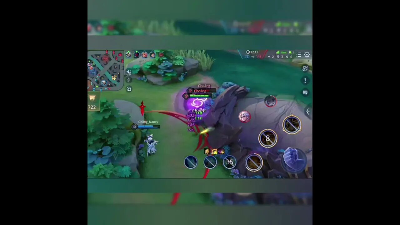 Liên Quân Tướng Gakk kéo tướng team bạn khá phê