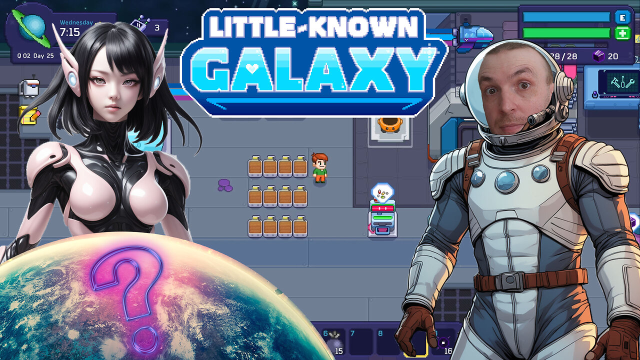 Time For Space Farming & Exploring New Planets! Let's Play Cute Life Sim Little-Known Galaxy