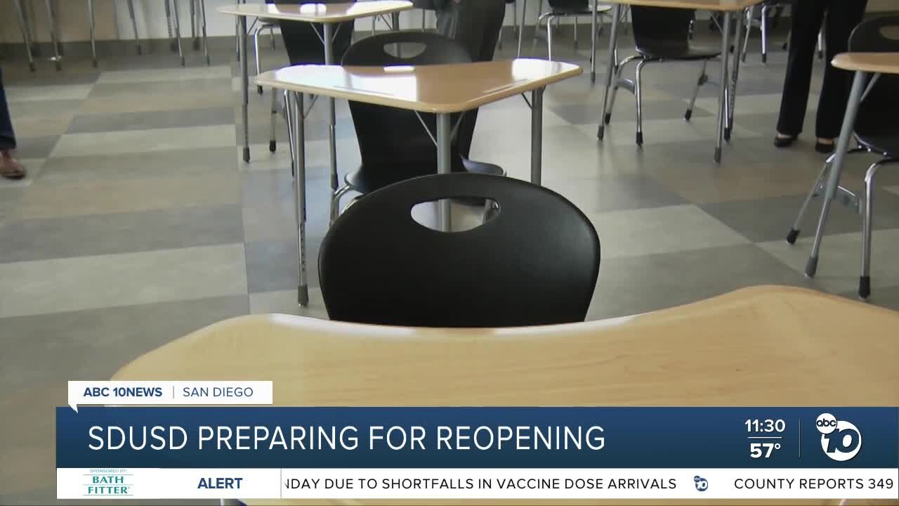 SD Unified prepares for reopening