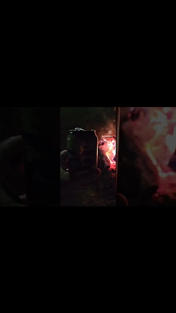 Campfire and a beer! #perfect