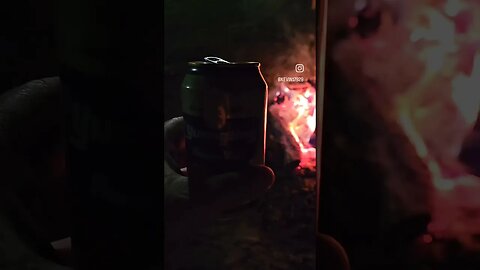 Campfire and a beer! #perfect
