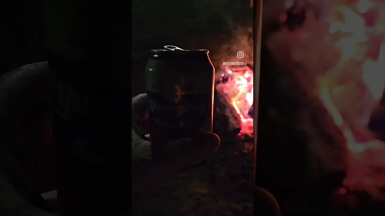 Campfire and a beer! #perfect