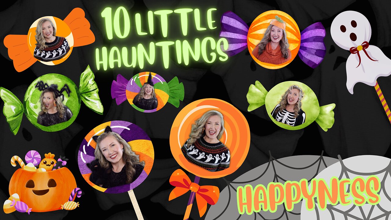 10 Little Hauntings | Halloween Songs | Count to Ten