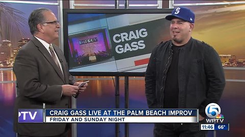 Comedian Craig Gass at the Palm Beach Improv